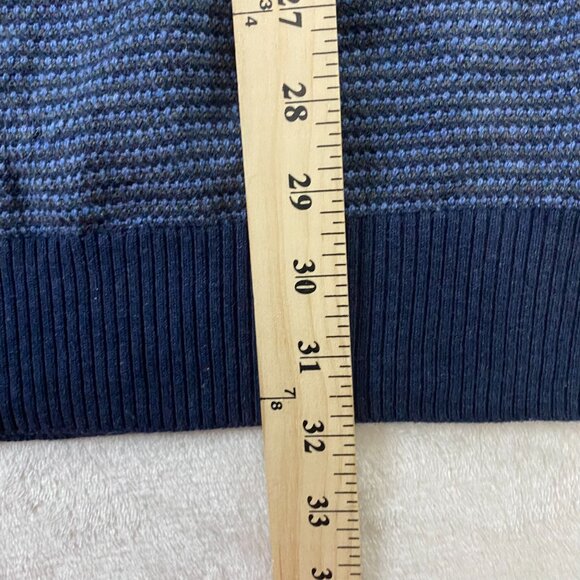 NWT Tasso Elba Soft Touch TABL Navy Blue Long Sleeve Shawl Sweater Mens 2XLT - Picture 9 of 10